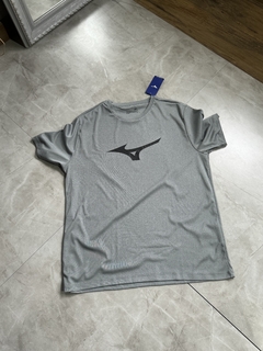 Camisa Mizuno - Big Logo (Cinza)