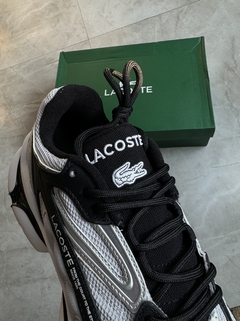 Tenis Lacoste L0003 - Preto / Prata - kennaistore