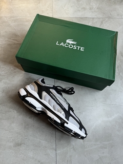 Tenis Lacoste L0003 - Preto / Prata na internet
