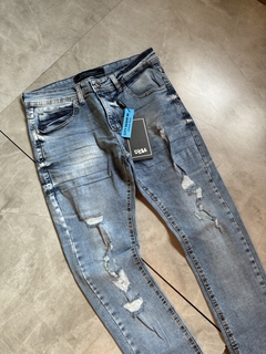Calça Jeans Modelo Jogador - Azul Clara (2419235) - comprar online