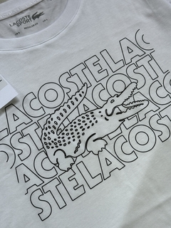 Camisa Lacoste Letras Croc Sport na internet