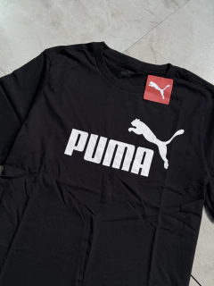 Camisa Puma Logo Letreiro - (Preta) - comprar online
