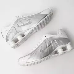 Tenis Nike Shox - R4 (Branco / Prata) - loja online