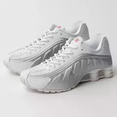Tenis Nike Shox - R4 (Branco / Prata)