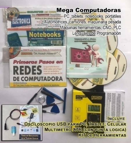 Mega Computadoras con Instrumentos - Repa PC - Sof Full - ECU- PLC
