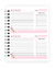 Agenda Escolar 2 dias por páginas - Mascote Menina - comprar online