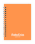 Agenda Escolar Permanente - 2 dias por página - Orange
