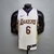 Regata NBA Swingman Los Angeles Lakers James 6 - Branca