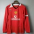 Camisa Manchester United Retrô 2005 - Manga Longa - Masculino Versão Torcedor