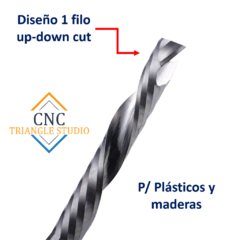 FCH22 Fresa 1 Filo Compresión DC6mm P/Plásticos - comprar en línea