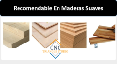 FR17 Fresa Recta Inmersión Dc1mm - CNC Trianglestudio