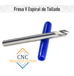 FVE02 Fresa V45° Espiral Tallado Fino - comprar en línea