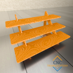MF05 Diseño de Estante de Exibición, Organizador Rectangular | Diseño Vectorial PDF-DXF - tienda en línea