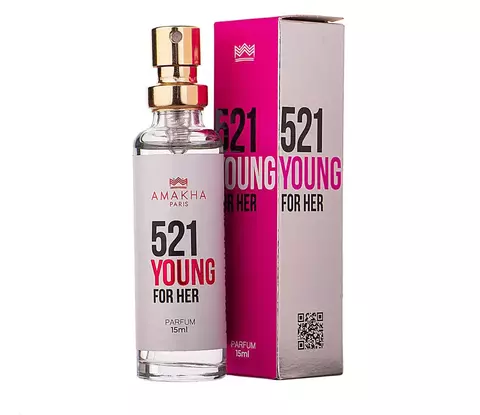 perfume feminino 521 young for her 15ml - Amakha paris