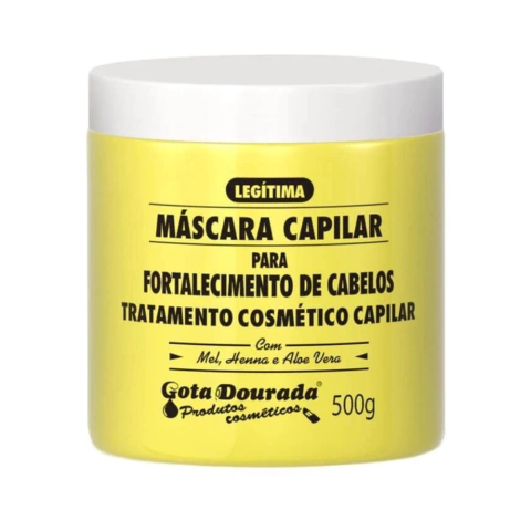 Máscara Capilar Fortalecimento 500g - Gota Dourada