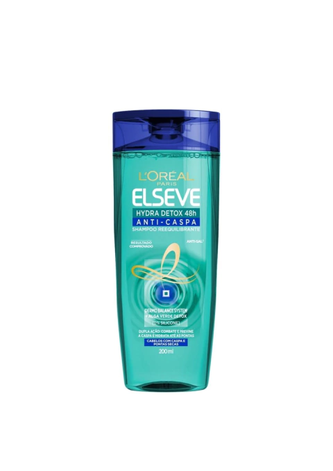 Shampoo Hydra Detox Anti-Caspa 200ml - L'oréal Elseve