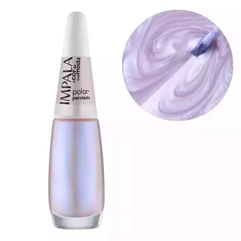 Esmalte A cor da sua moda polar perolado 7,5ml - Impala