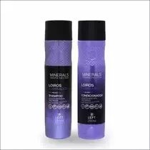 Kit Shampoo + Condicionador Minerals Terapia Loiros Iluminados 290ml. - Left