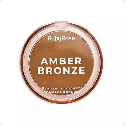 Bronzer Compacto Amber Bronze Cor Sunburst Hbm202-3 - Ruby Rose