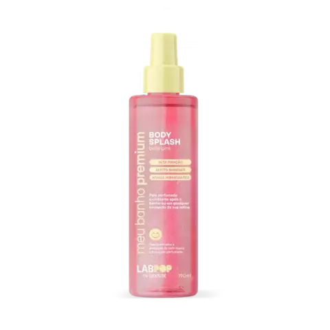 body splash belle pink meu banho premium 190ml - Labotrat - comprar online