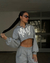Campera crop Tokio gris