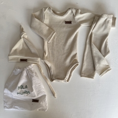 Ajuar beige | 3 piezas - Olaf tienda infantil