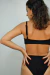 Hot Pant Preta Canelada - loja online