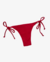 Calcinha Básica Vermelho Canelado