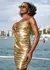 Vestido Caetano Ouro - comprar online