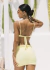 Saia Twist Amarelo Sorbet Crepe na internet