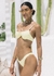 Bottom (Calcinha) Carol Crepe Amarelo Sorbet