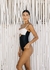 Maiô Sandra Duo Preto e Branco Mic - comprar online