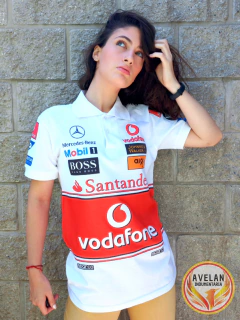 Chomba McLaren Mercedes F1 2007 Fernando Alonso Lewis Hamilton Retro - comprar online