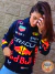 Campera Friza Invisible Red Bull F1 2023 TEAM Verstappen Pérez Buzo Antiflama
