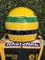 Casco F1 Ayrton Senna McLaren 1988 Escala: 1:1