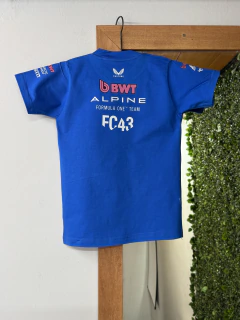 Remera Niños 100% Algodón Alpine F1 2026 Franco Colapinto - comprar online
