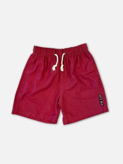 SHORT DE LINHO VERMELHO - comprar online