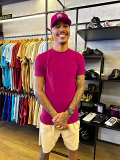 BLUSA SLIM Glichê ROSA PINK na internet