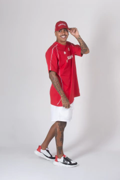 OVERSIZED RECORTE 2014 VERMELHA COM BRANCO na internet