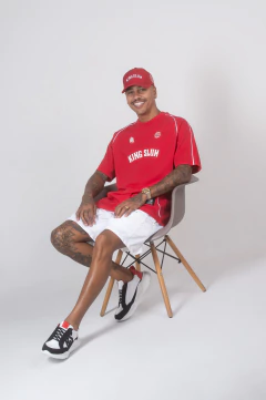 OVERSIZED RECORTE 2014 VERMELHA COM BRANCO - king slum