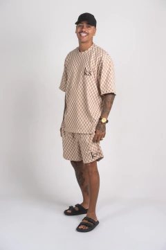 CONJUNTO OVER DAMA BEGE - comprar online