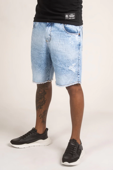 BERMUDA JEANS AZUL CLARO - comprar online