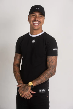 BLUSA SLIM GOLA KS PRETA - king slum