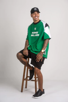 Blusa Oversized ESCUDO VERDE na internet