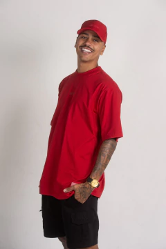 Blusa Oversized BASICA VERMELHA na internet