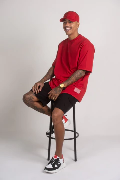 Blusa Oversized BASICA VERMELHA - king slum