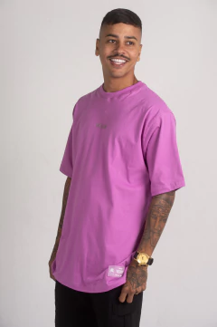 Blusa Oversized BASICA LILAS - loja online