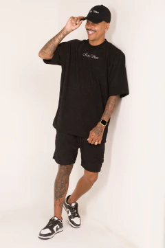 CONJUNTO OVERSIZED VELUDO PRETO - king slum