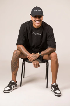 CONJUNTO OVERSIZED VELUDO PRETO - king slum