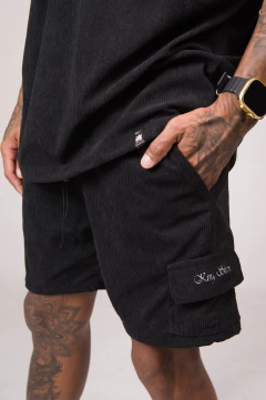 CONJUNTO OVERSIZED VELUDO PRETO - loja online